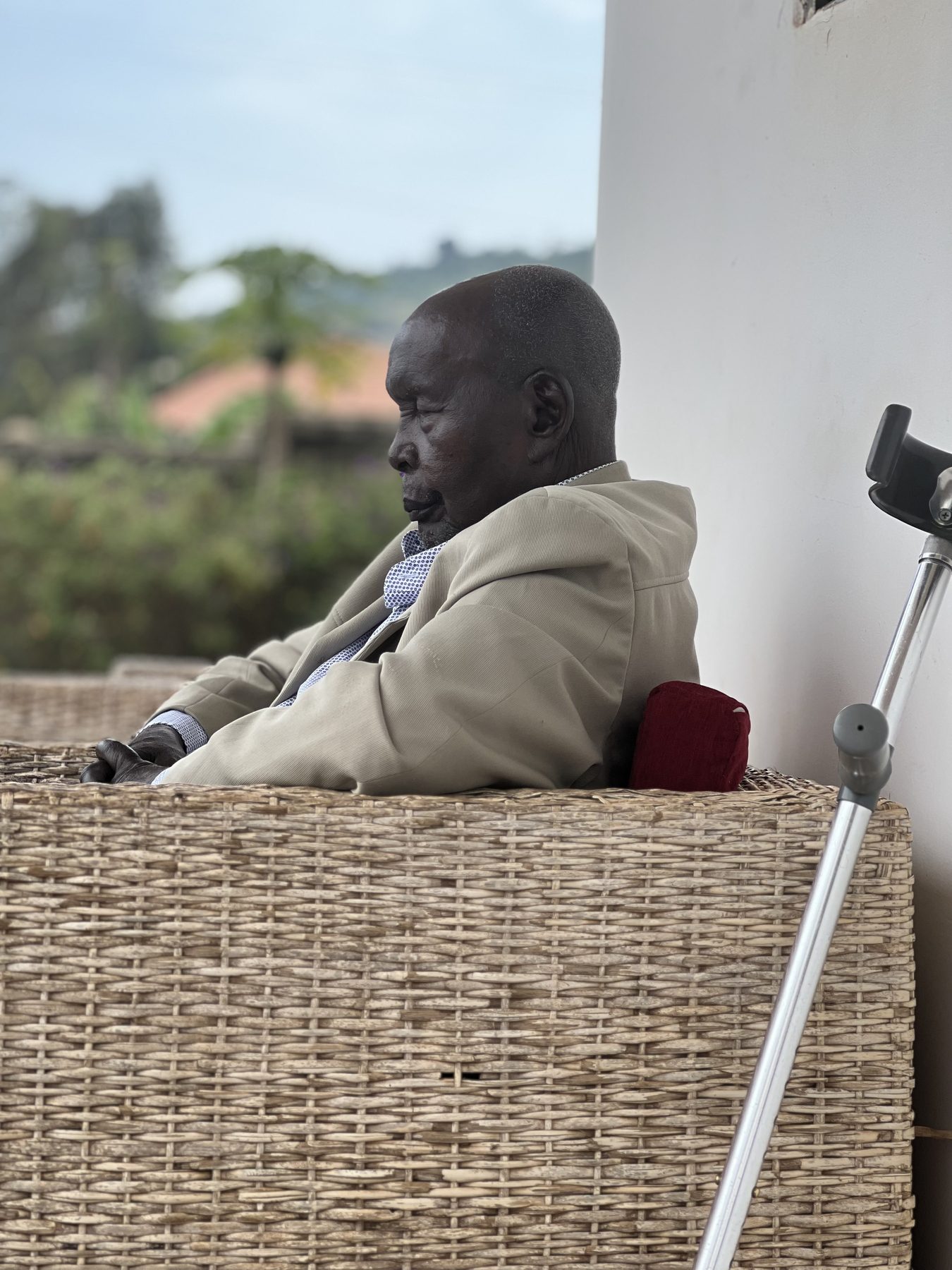 Gershom Obwoya, a quiet moment